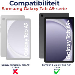 HappyCase Ανθεκτική Θήκη για Παιδιά - Samsung Galaxy Tab A11 Plus / A9 Plus 11" - Black (8719246437106)