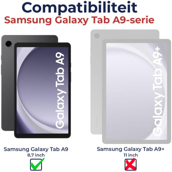 HappyCase Ανθεκτική Θήκη για Παιδιά - Samsung Galaxy Tab A11 / A9 8.7" X110 / X115 - Red (8719246437045)
