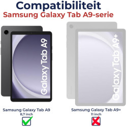 HappyCase Ανθεκτική Θήκη για Παιδιά - Samsung Galaxy Tab A11 / A9 8.7" X110 / X115 - Black (8719246437038)