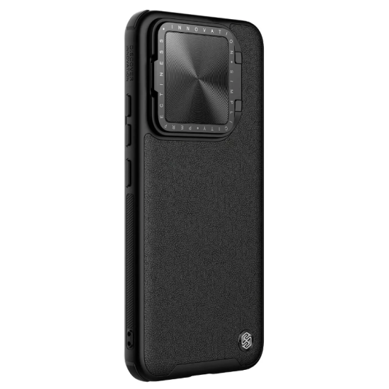 Σκληρή Δερμάτινη Θήκη MagSafe με Μεταλλικό Κάλυμμα για την Κάμερα - Xiaomi 14 Pro - Nillkin CamShield Prop Leather Magnetic - Black (6902048274242)