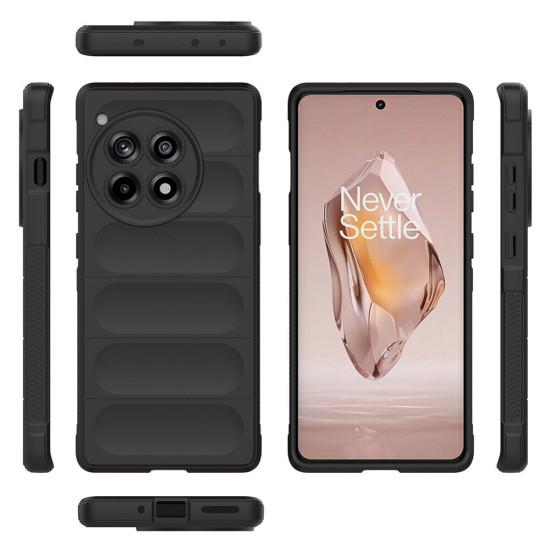 Θήκη Σιλικόνης - OnePlus 12R - Techsuit Magic Shield - Black (5949419114104)