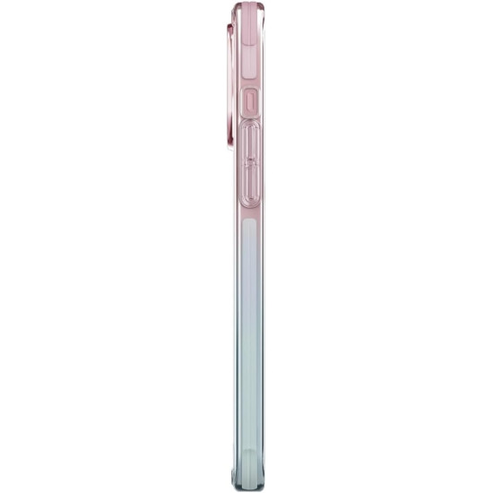 Uniq Combat Duo Series - Ανθεκτική Διάφανη MagSafe Θήκη - Apple iPhone 15 - Sky Blue / Powder Pink (UNIQ-IP6.1(2023)-CDSBLPPK)