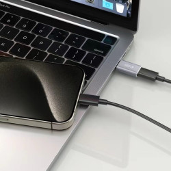 Tech-Protect Ultraboost Adapter - Αντάπτορας Type-C (male) σε Lightning (female) - Grey (9319456606195)
