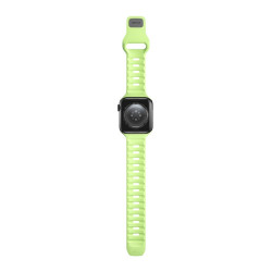 Nomad Sport Band Glow in the Dark - Αδιάβροχο Φωσφορίζον Λουράκι Σιλικόνης - Apple Watch SE/11/10/9/8/7/6/5/4 (42/41/40mm) - Glow 2.0 (NM01579485)