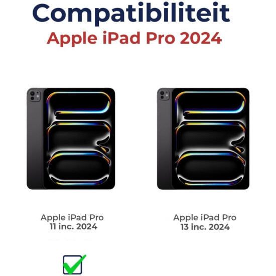PU Θήκη με Υποδοχή για Apple Pencil - Apple iPad Pro 11" 2025 / 2024 - Rosso Element - Black (8719246442292)