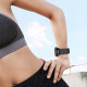 Spacecase Silicone Band - Universal Λουράκι Σιλικόνης για Smartwatches (22mm) - Black (5903943240500)