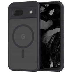 Σκληρή Ημιδιάφανη Θήκη MagSafe - Google Pixel 8a - Spacecase Hybrid MagSafe - Black (5905719110147)