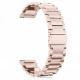 Spacecase Stainless Steel - Universal Μεταλλικό Λουράκι για Smartwatches (22mm) από Ανοξείδωτο Ατσάλι - Pink (5903943240647)