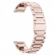Spacecase Stainless Steel - Universal Μεταλλικό Λουράκι για Smartwatches (20mm) από Ανοξείδωτο Ατσάλι - Pink (5903943240609)