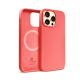 Crong Color Magnetic - Θήκη MagSafe Premium Σιλικόνης - Apple iPhone 15 Pro - Pink (CRGCOLRMIP1561PDPNK)