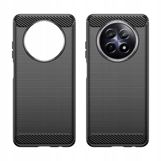 Θήκη Σιλικόνης - Realme 12 5G / 12x 5G - Spacecase Carbon - Black (5905719110468)