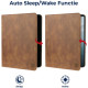 Rosso Element PU Θήκη Apple iPad Air 7 2025 11" / Air 6 2024 11" / Air 5 2022 10.9" / Air 4 2020 10.9" με Υποδοχή Apple Pencil - Brown (8719246442261)