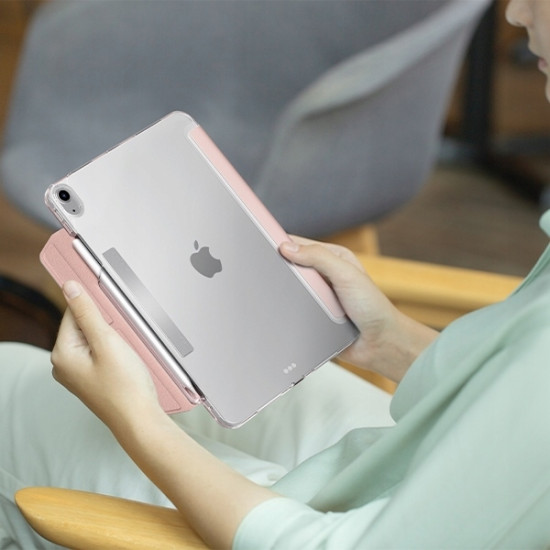 Θήκη με Υποδοχή για Apple Pencil - Apple iPad Air 13" 2026 / 2024 - Uniq Camden Click - Blush Pink (UNIQ-PDA13(2024)-CAMPNK)