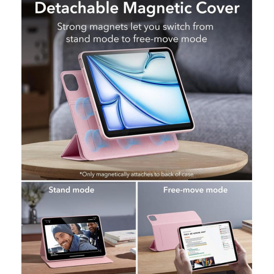 ESR Rebound Hybrid 360 Θήκη Apple iPad Air 7 2025 11" / iPad Air 6 2024 11" / Air 5 2022 10.9" / Air 4 2020 10.9" με Υποδοχή Apple Pencil - Pink (4894240194416)