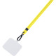 3MK EasyClip - Αποσπώμενο Λουράκι Λαιμού για Θήκες Κινητών / Smartphones - Yellow / Black (5903108568708)