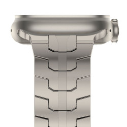 Tech-Protect Stainless Line - Μεταλλικό Λουράκι από Ανοξείδωτο Ατσάλι - Apple Watch Ultra/SE/11/10/9/8/7/6/5/4 (49/46/45/44mm) - Titanium (5906203699582)