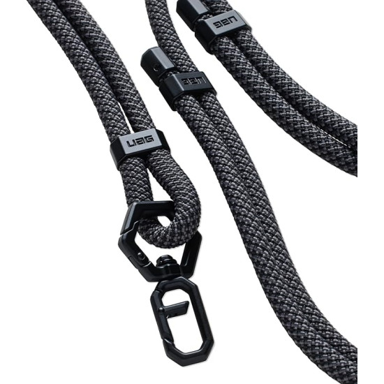 UAG Civilian Crossbody Slim Lanyard - Αποσπώμενο Λουράκι Λαιμού για Θήκες Κινητών / Smartphones - 7mm - Graphite / Black (964420113240)