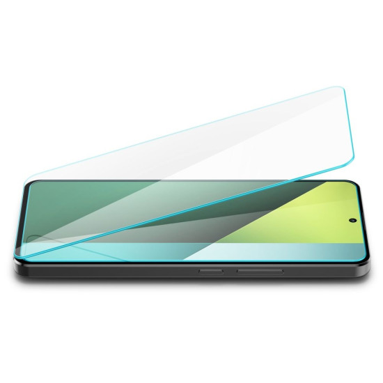 Αντιχαρακτικό Γυαλί Οθόνης - Xiaomi Redmi Note 13 5G / Redmi Note 13 4G / Redmi Note 13 Pro 4G / Redmi Note 13 Pro 5G / Redmi Note 14S / Poco X6 - Spigen GLAS.tR Slim Premium Tempered Glass - Clear - 2 Τεμάχια (AGL08293)