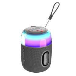 Egoboo X Maui and Sons BT Led Speaker Pulse - Ασύρματο Φορητό Ηχείο Bluetooth με Φωτισμό RGB - Grey (MUS2GRY)