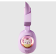Kiddoboo Bluetooth Headphones Delulu - Ασύρματα Ακουστικά Κεφαλής για Παιδιά με Ασφαλή Μέγιστη Ένταση Ήχου & LED Φωτισμό - Lavender (KBKID5LVD)