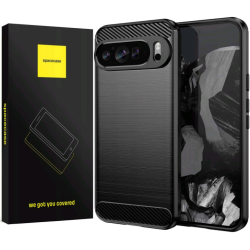 Θήκη Σιλικόνης - Google Pixel 9 Pro XL - Spacecase Carbon - Black (5905719111267)