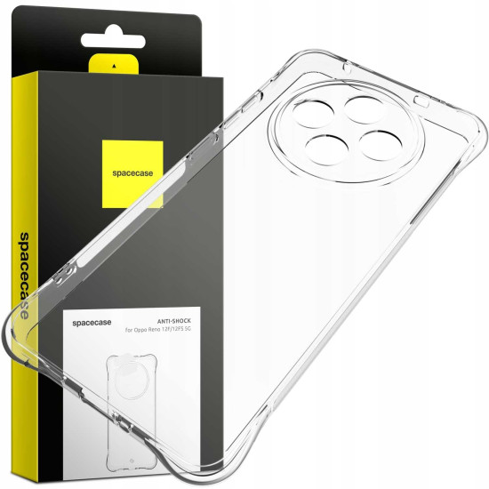 Διάφανη Θήκη Σιλικόνης - Oppo Reno12 F 5G / 12 F 4G / 12 FS 5G / 12 FS 4G - Spacecase Anti-Shock - 1mm - Clear (5905719111076)