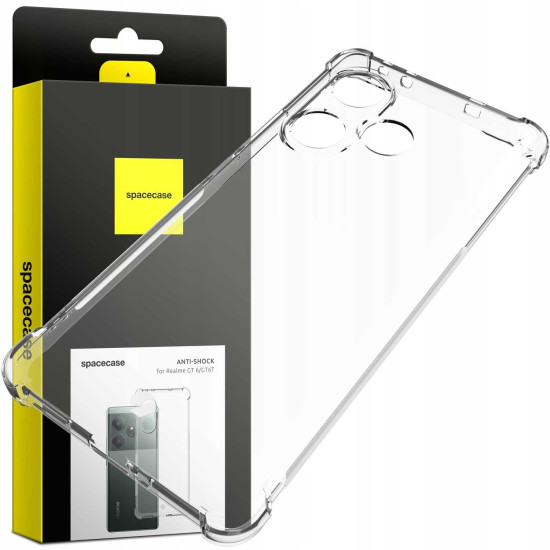 Διάφανη Θήκη Σιλικόνης - Realme GT 6 / GT 6T - Spacecase Anti-Shock - 1mm - Clear (5905719110772)