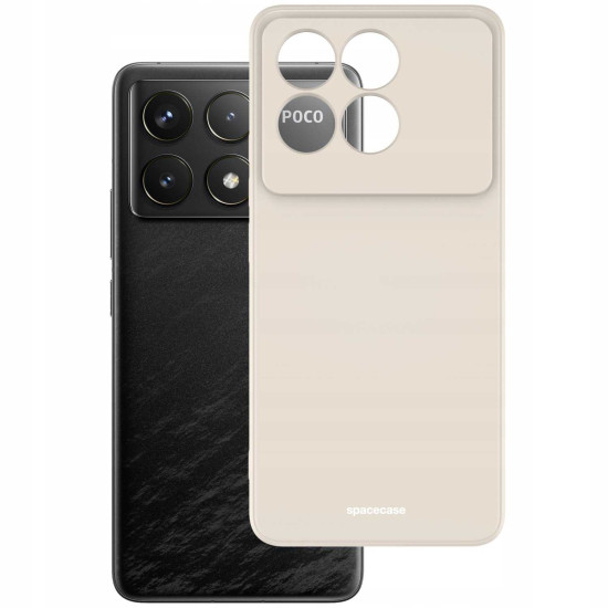 Θήκη Σιλικόνης - Xiaomi Poco F6 Pro - Spacecase Silicone Case - Bone (5905719110642)