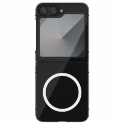 Διάφανη Σκληρή Θήκη MagSafe - Samsung Galaxy Z Flip6 - Spacecase Crystal MagCase - 2mm - Clear (5905719110840)
