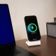 Spacecase WM2W Wireless Desktop Charger MagCharger - Βάση Ασύρματης Φόρτισης MagSafe για iPhone 16 / 15 / 14 / 13 / 12 - 15W - White (5905719110321)