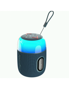 Egoboo X Maui and Sons BT Led Speaker Pulse - Ασύρματο Φορητό Ηχείο Bluetooth με Φωτισμό RGB - Blue (MUS2BLU)