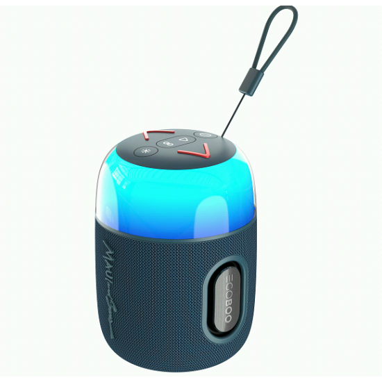 Egoboo X Maui and Sons BT Led Speaker Pulse - Ασύρματο Φορητό Ηχείο Bluetooth με Φωτισμό RGB - Blue (MUS2BLU)