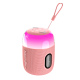 Egoboo X Maui and Sons BT Led Speaker Pulse - Ασύρματο Φορητό Ηχείο Bluetooth με Φωτισμό RGB - Pink (MUS2PNK)