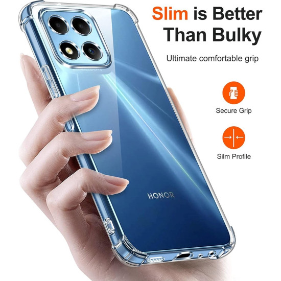 Διάφανη Θήκη Σιλικόνης - Honor X6 / X8 5G / 70 Lite - Techsuit Shockproof Clear Silicone - Clear (5949419083318)