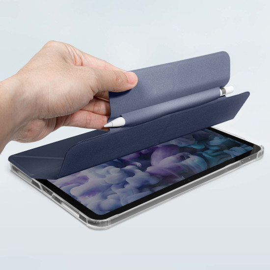 Laut Huex Folio - Θήκη με Υποδοχή Apple Pencil - Apple iPad Air 7 2025 11" / Air 6 2024 11" / Air 5 2022 10.9" / Air 4 2020 10.9" / Pro 11" 2022 / 2021 / 2020 / 2018 - Navy (L_IPA24S_HF_NV)