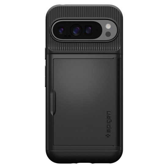 Ανθεκτική Θήκη με Υποδοχή για Κάρτες - Google Pixel 9 Pro XL - Spigen Slim Armor CS - Black (ACS07729)