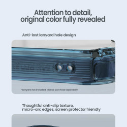 Σκληρή Διάφανη Θήκη με TPU Bumper - Apple iPhone 16 Pro Max - Nillkin Nature TPU Pro Case - Blue (6902048287259)