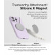 Ανθεκτική MagSafe Θήκη Σιλικόνης - Apple iPhone 16 Pro Max - Ringke Silicone Magnetic - Light Purple (8809961789700)