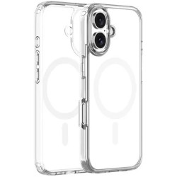 Θήκη Apple iPhone 16 - Vivid MagSafe Hybrid Case Διάφανη με MagSafe - White (VIMAGACR496WT)