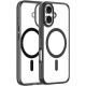 Θήκη Apple iPhone 16 - Vivid MagSafe Hybrid Case Διάφανη με MagSafe - Black (VIMAGACR496BK)