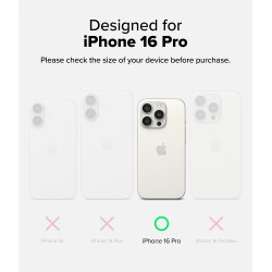 Σκληρή Θήκη με TPU Bumper - Apple iPhone 16 Pro - Ringke Fusion - Clear (8809961789762)