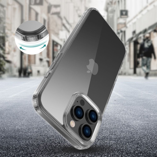 Σκληρή Διάφανη Θήκη - Apple iPhone 16 Pro Max - Tech-Protect FlexAir Hybrid - Clear (5906302311651)