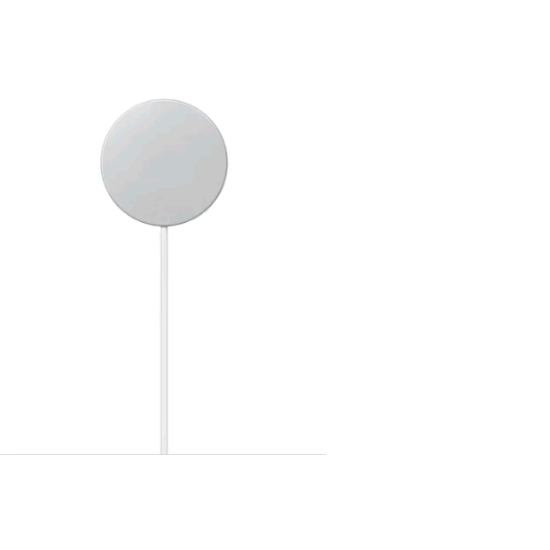 Official Apple MagSafe Charger - Ασύρματος Φορτιστής MagSafe - 25W - 200cm - White (MX6Y3ZM/A)