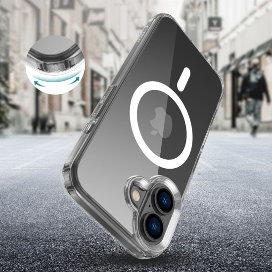Θήκη Apple iPhone 16 - Tech-Protect FlexAir Hybrid Σκληρή Διάφανη με MagSafe - Clear (5906302311460)