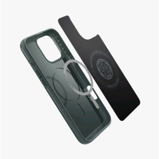 Θήκη Apple iPhone 16 Pro Max - Spigen Thin Fit MagFit Σκληρή με MagSafe - Abyss Green (ACS07981)