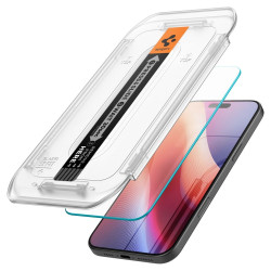 Αντιχαρακτικό Γυαλί Προστασίας Apple iPhone 16 Pro - Spigen Tempered Glass GLAS.tR EZ Fit HD Οθόνης - Clear (AGL07935)
