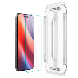 Αντιχαρακτικό Γυαλί Προστασίας iPhone 17 / 17 Pro / 16 Pro - Spigen Tempered Glass Sensor Protected GLAS.tR EZ Fit Οθόνης - 2 Τεμάχια - Clear (AGL07928)