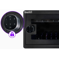 Buddi Collect Charging Station - Locker Κινητών / Σταθμός Φόρτισης 10 Θέσεων με Ενσωματωμένη Κλειδαριά & Κωδικό Πρόσβασης / 10 x USB-A / 10 x Type-C - 300W - Black - 5 Έτη Εγγύηση (8719246452055)