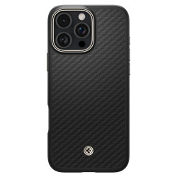 Θήκη Apple iPhone 16 Pro Max - Spigen Enzo Aramid MagFit Σκληρή με MagSafe & TPU - 1500D - 2mm - Black / Natural (ACS08501)