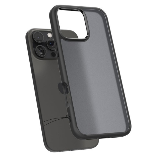 Θήκη Apple iPhone 16 Pro - Spigen Ultra Hybrid Σκληρή - Frost Black (ACS08124)